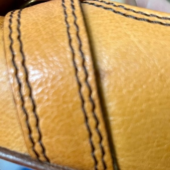 Coach Havanah Stacked Heel Buckled Pumps - Antique Gold - 10B - Picture 10 of 11